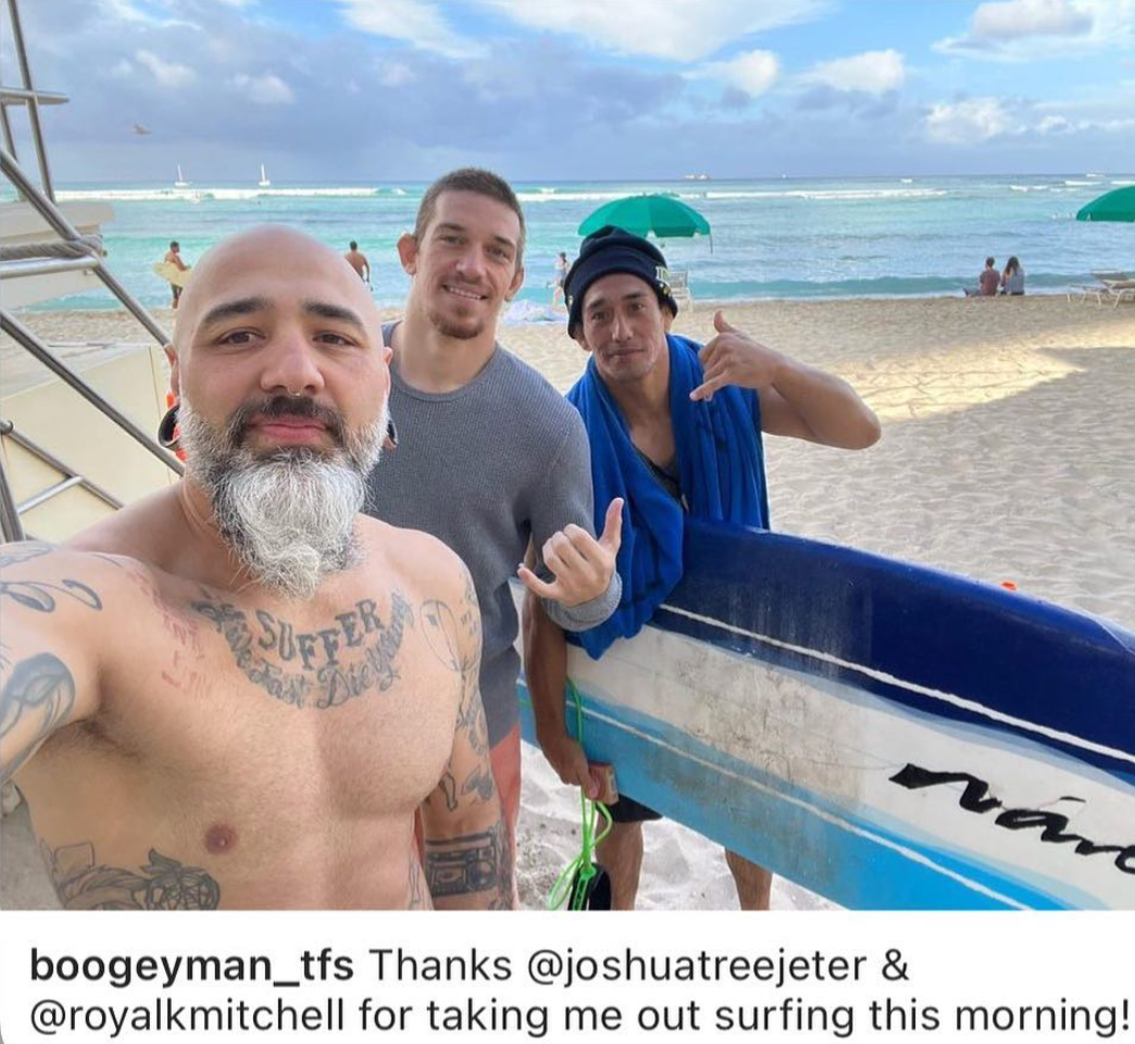 Surfing in Hawaii with the Boogeyman and Professor Kawana